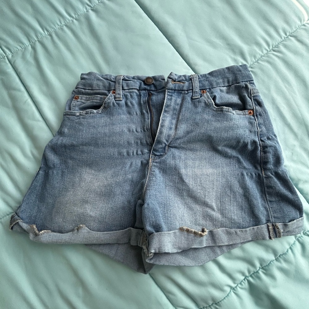 No Boundaries Light Blue Jean Shorts